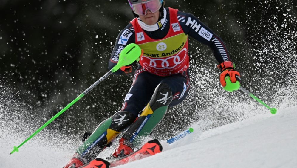 Lucas Braathen beim Finale in Soldeu/Andorra - Bildquelle: AFP/SID/LIONEL BONAVENTURE