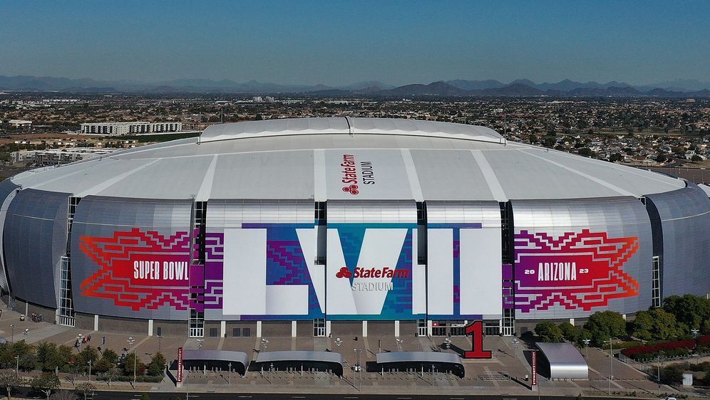 Der Super Bowl LVII steigt im State Farm Stadium in Glendale, Arizona - Bildquelle: 2023 Getty Images