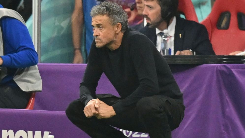 Spaniens Nationaltrainer Luis Enrique - Bildquelle: AFP/SID/GLYN KIRK