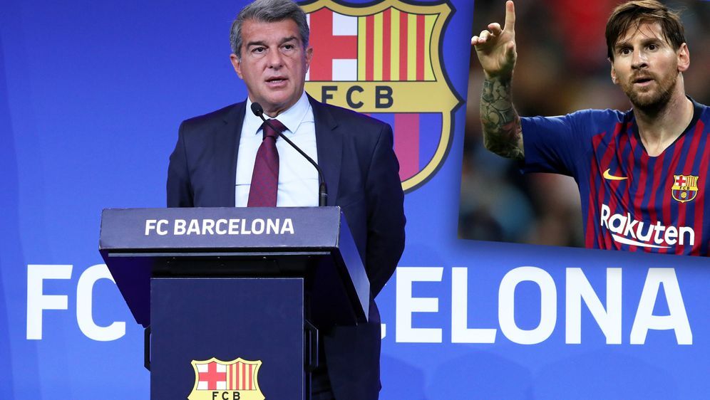 Barca-Präsident Joan Laporta will das Kapitel Lionel Messi beim FC Barcelona... - Bildquelle: imago images/NurPhoto