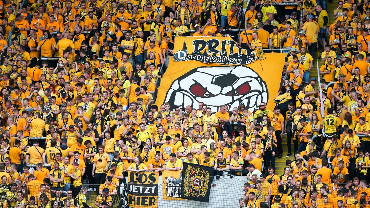 Dynamo Dresden sorgt auf den Rängen für Stimmung - Bildquelle: Imago
