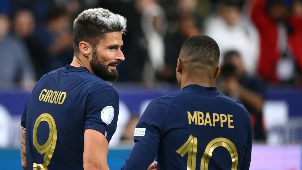 Mbappe und Giroud schießen Frankreich zum Sieg - Bildquelle: AFP/SID/FRANCK FIFE