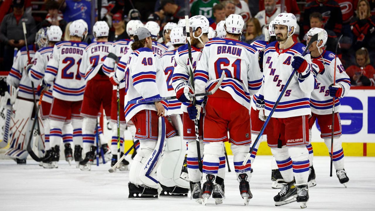 Platz 4: New York Rangers - Bildquelle: 2022 Getty Images