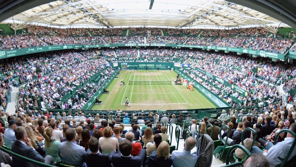 Das Tennis-Rasenturnier in Halle/Westfalen erhält von der ...