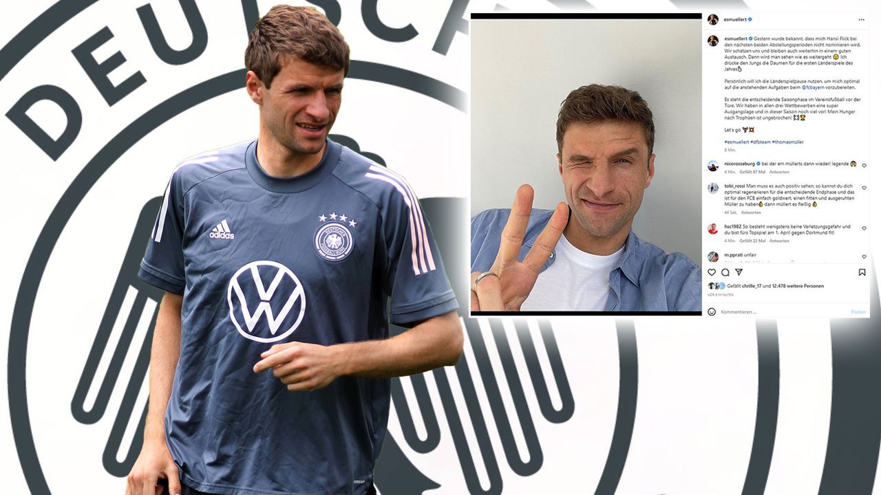 Flick verzichtet auf Müller: Bayern-Star äußert sich zu Nicht-Nominierung - Bildquelle: imago/instagram@esmuellert
