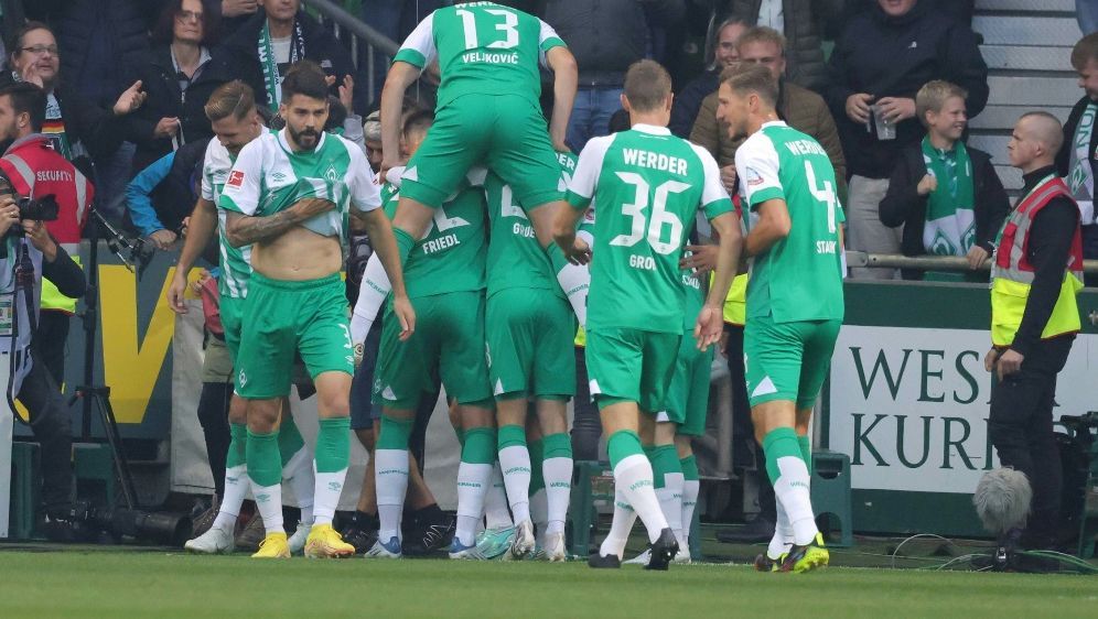 Werder Bremen spielt gegen Gladbach wie entfesselt auf - Bildquelle: FIRO/FIRO/SID/.