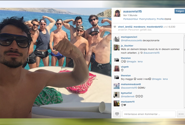 Mats Hummels - Bildquelle: instagram.com/aussenrist15/