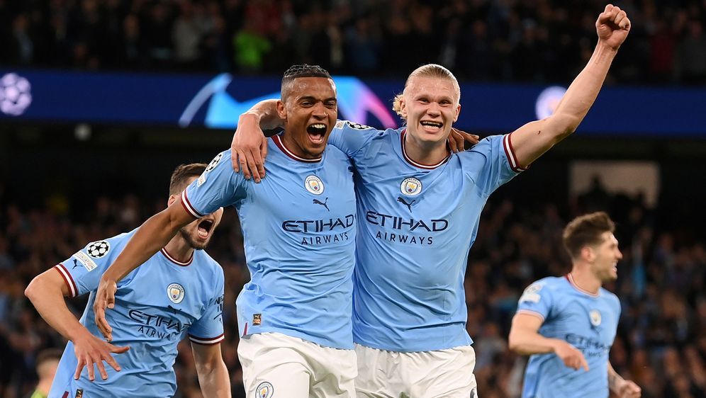 Erling Haaland und Manuel Akanji erreichten mit Manchester City das Champion... - Bildquelle: Getty Images