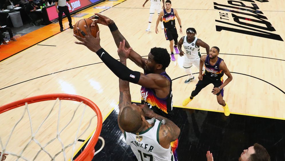 Nba Trotz Giannis Show Suns Holen Sich Spiel Zwei Der Finals