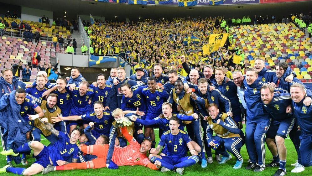 Treffer Von Berg Und Quaison Schweden Bei Der Euro Dabei
