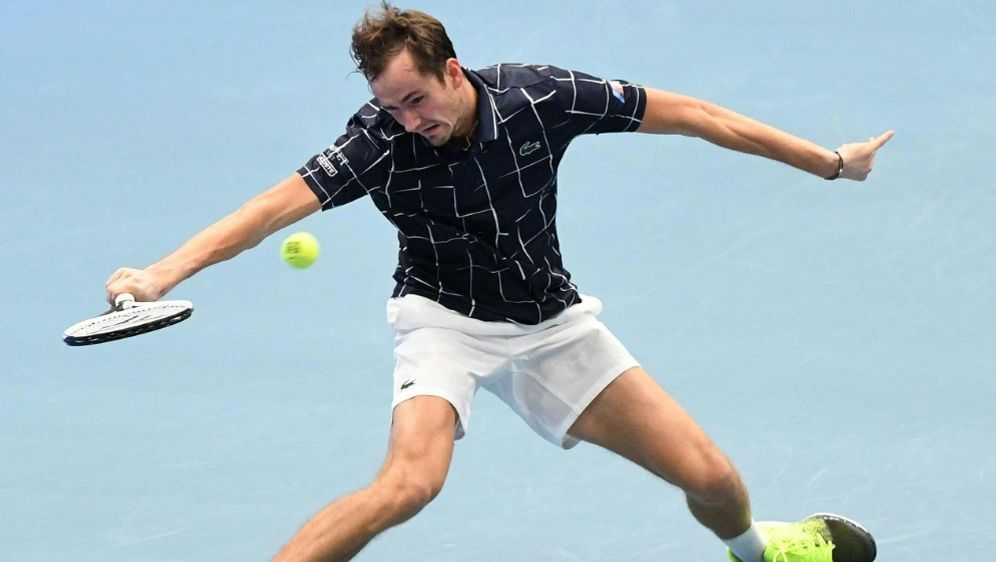 Steht im Endspiel der ATP Finals: Daniil Medwedew - Bildquelle: AFP/SID/HELMUT FOHRINGER