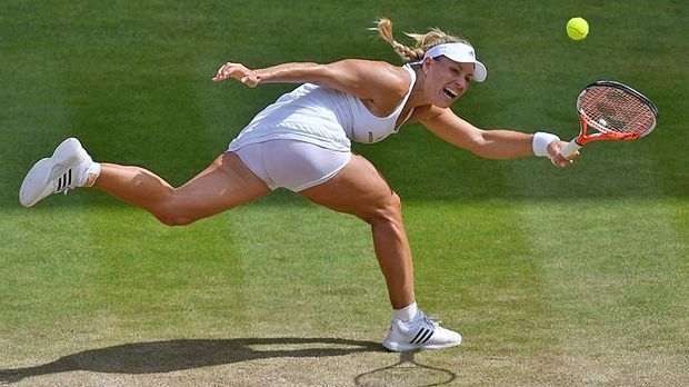 Angelique Kerber (28) steht erstmals im Endspiel von Wimbledon. 