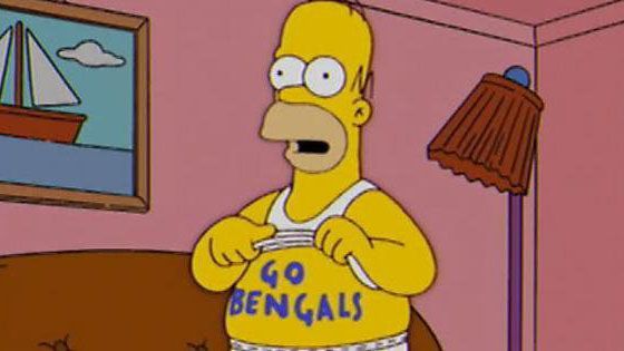 Cincinnati Bengals/Dallas Cowboys - Homer Simpson ("Die Simpsons") - Bildquelle: Reddit