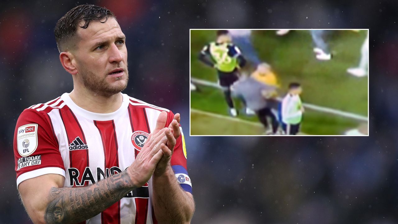 Nottingham-Fan verpasst Sheffield Star Sharp einen Kopfstoß - Bildquelle: Getty Images/twitter@footbalIfights