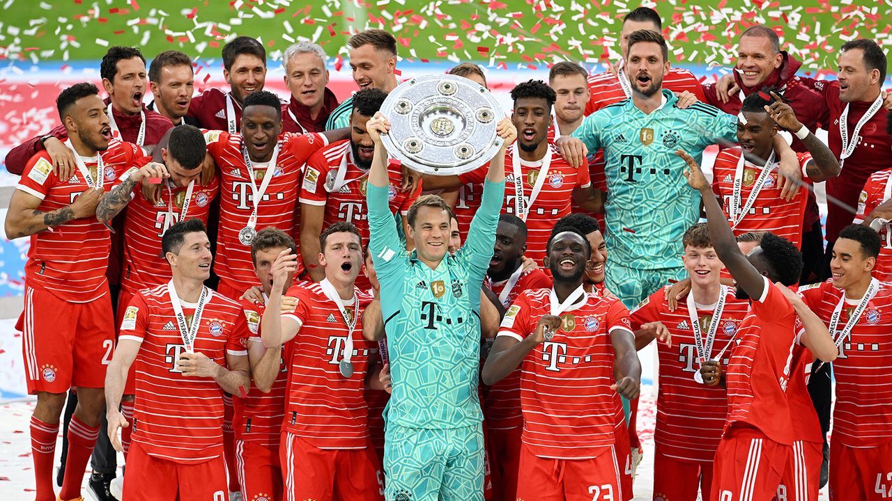 So feiert der FC Bayern München die 32. Meisterschaft - Bildquelle: Getty Images