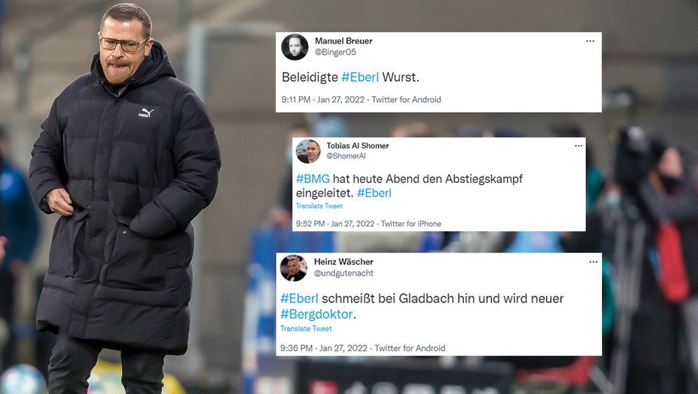 Max Eberl ist seit Oktober 2008 Sportdirektor bei Borussia Mönchengladbach - Bildquelle: Imago/twitter@Binger05/twitter@undgutenacht/twitter@ShomerAl