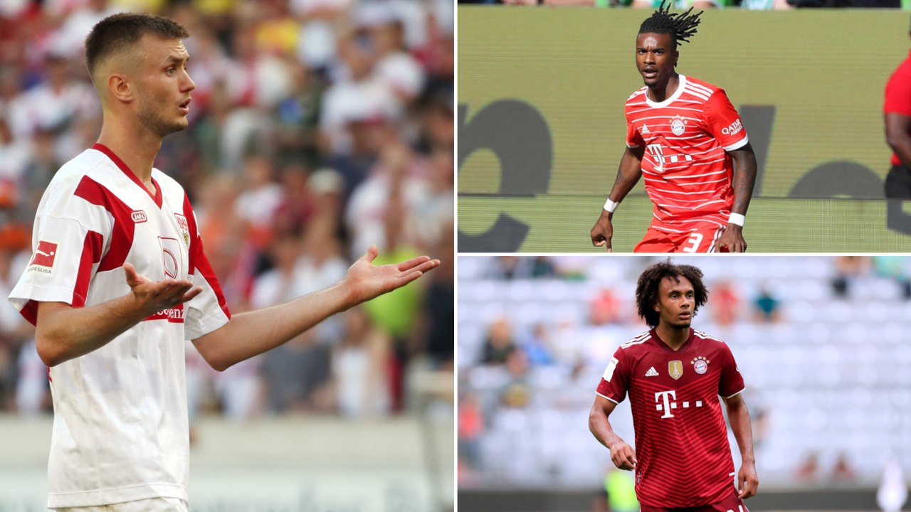 Sasa Kalajdzic (VfB Stuttgart), Omar Richards, Joshua Zirkzee (beide FC Bayern München) - Bildquelle: Imago Images