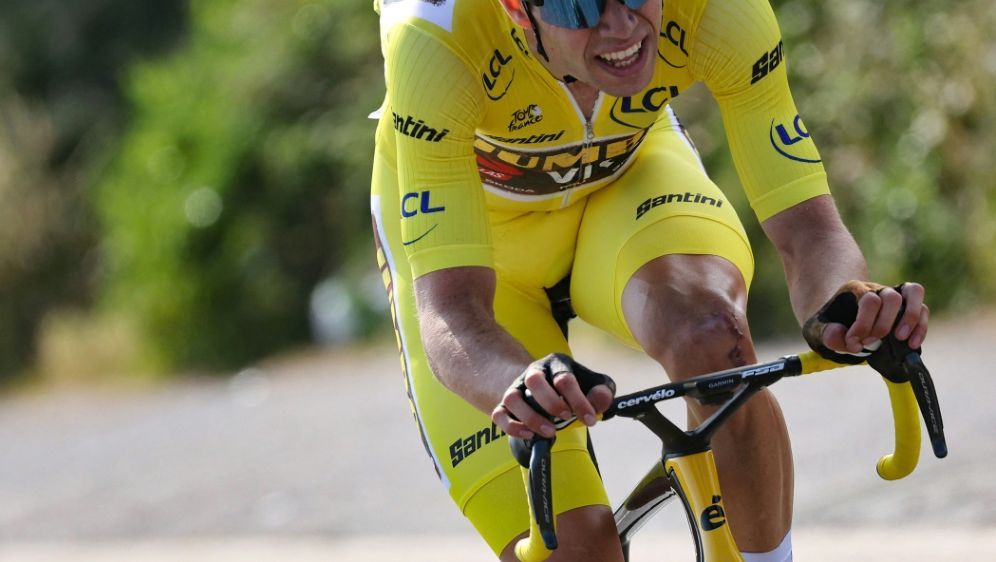 Tour de France: Van Aert siegt und festigt Gesamtführung - Bildquelle: AFP/SID/THOMAS SAMSON