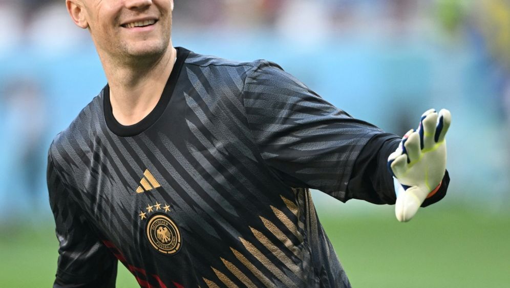 Manuel Neuer mit seinem 55. Länderspiel als DFB-Kapitän - Bildquelle: AFP/SID/INA FASSBENDER