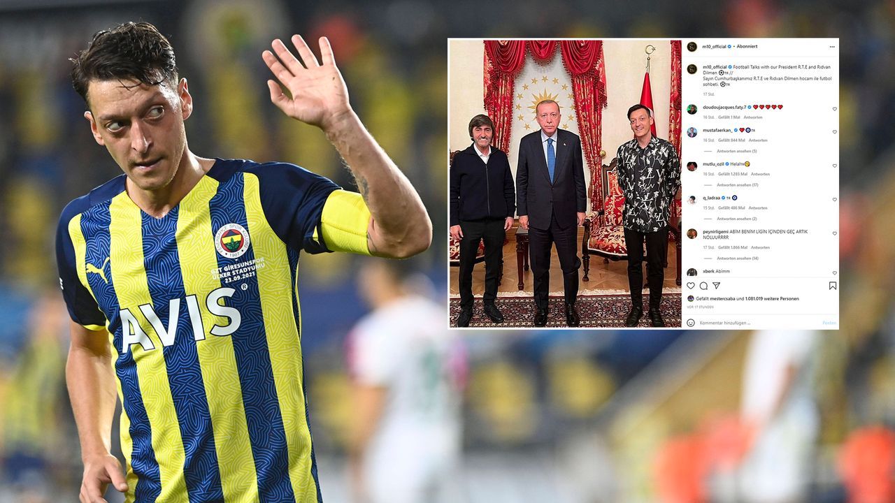 Özil trifft sich erneut mit Türkeis Präsident Recep Tayyip Erdogan - Bildquelle: imago images/instagram@m10_official