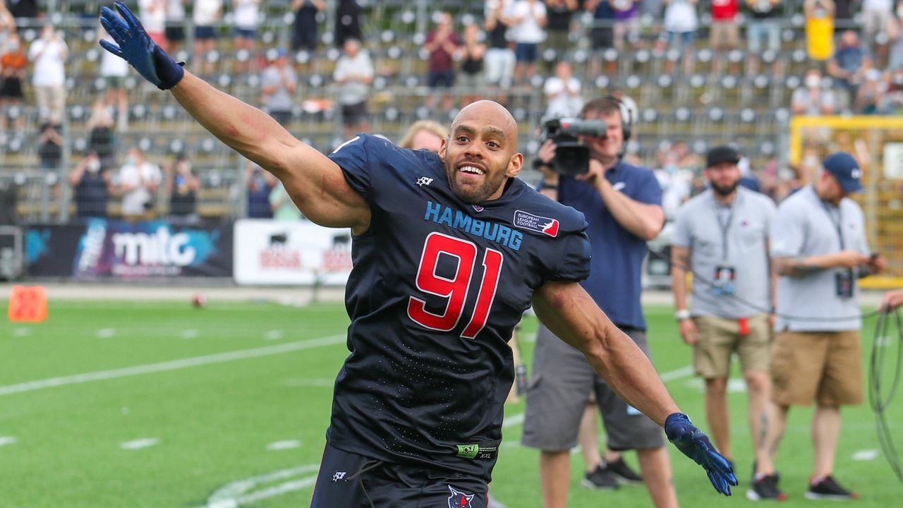 Kasim Edebali (Defensive End, Hamburg Sea Devils) - Bildquelle: imago images/osnapix