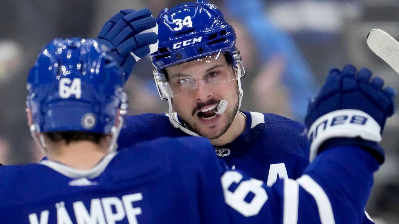 Auston Matthews (Toronto Maple Leafs) - 95 Scorerpunkte (54 Tore/41 Assists) - Bildquelle: IMAGO/ZUMA Press