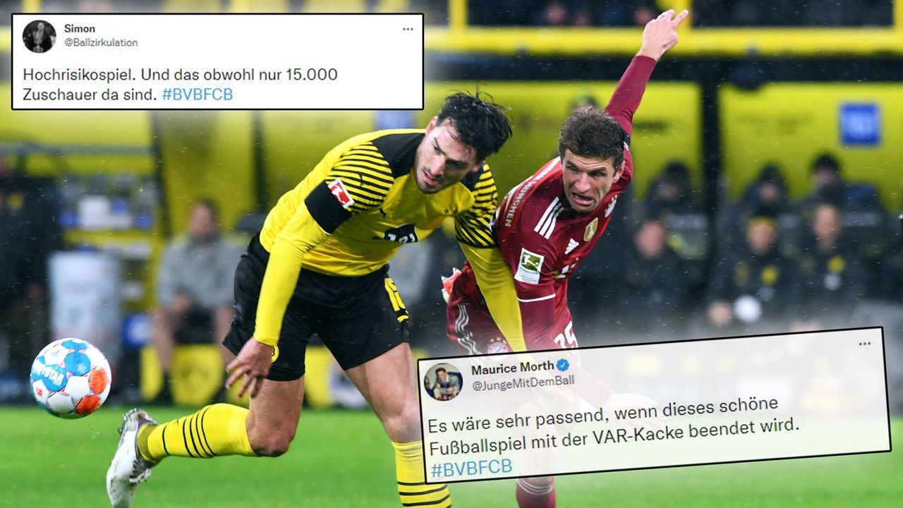 Borussia Dortmund gegen FC Bayern München: Netzreaktionen zum Klassiker  - Bildquelle: imago images/Uwe Kraft
