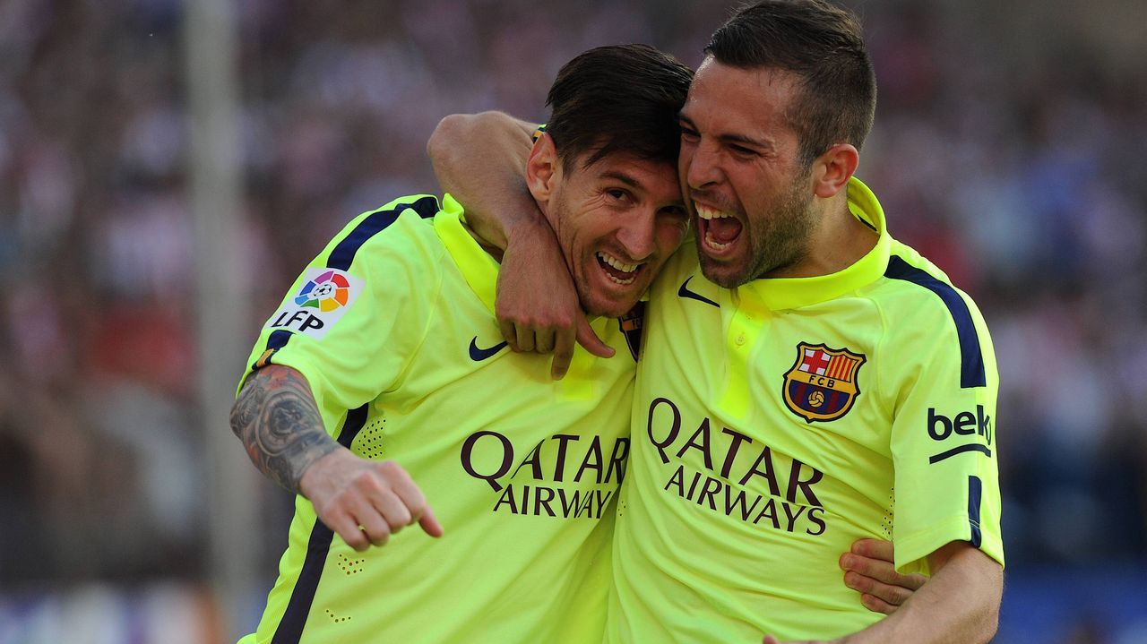 Lionel Messi und Jordi Alba (FC Barcelona) - Bildquelle: imago/Cordon Press/Miguelez Sports
