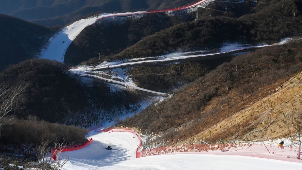 Das Skigebiet in Yanqing - Bildquelle: AFP/SID/FRANCOIS-XAVIER MARIT