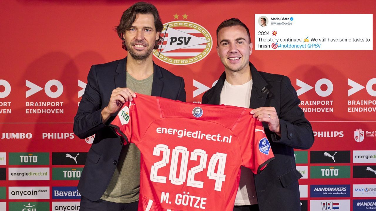 Mario Götze verlängert in Eindhoven - Bildquelle: twitter.com/MarioGoetze