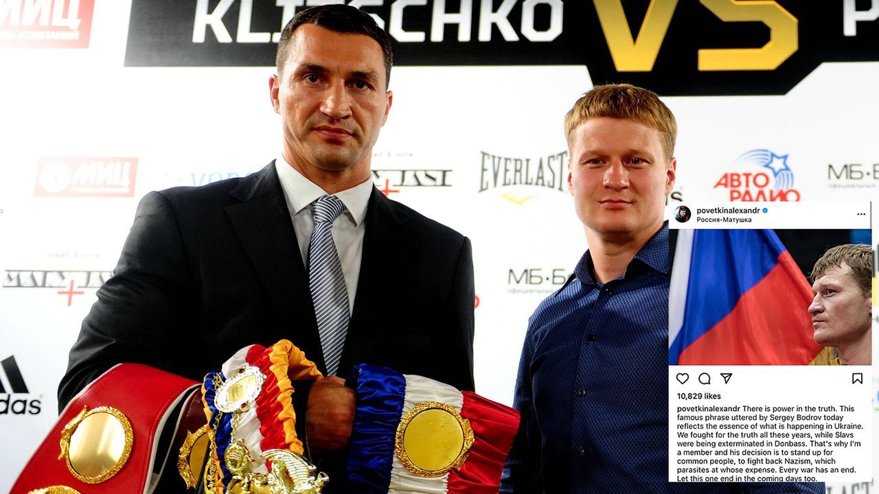 Ex-Klitschko-Gegner: Boxer Povetkin befürwortet Russlands Angriff - Bildquelle: imago/twitter@MichaelBensonn