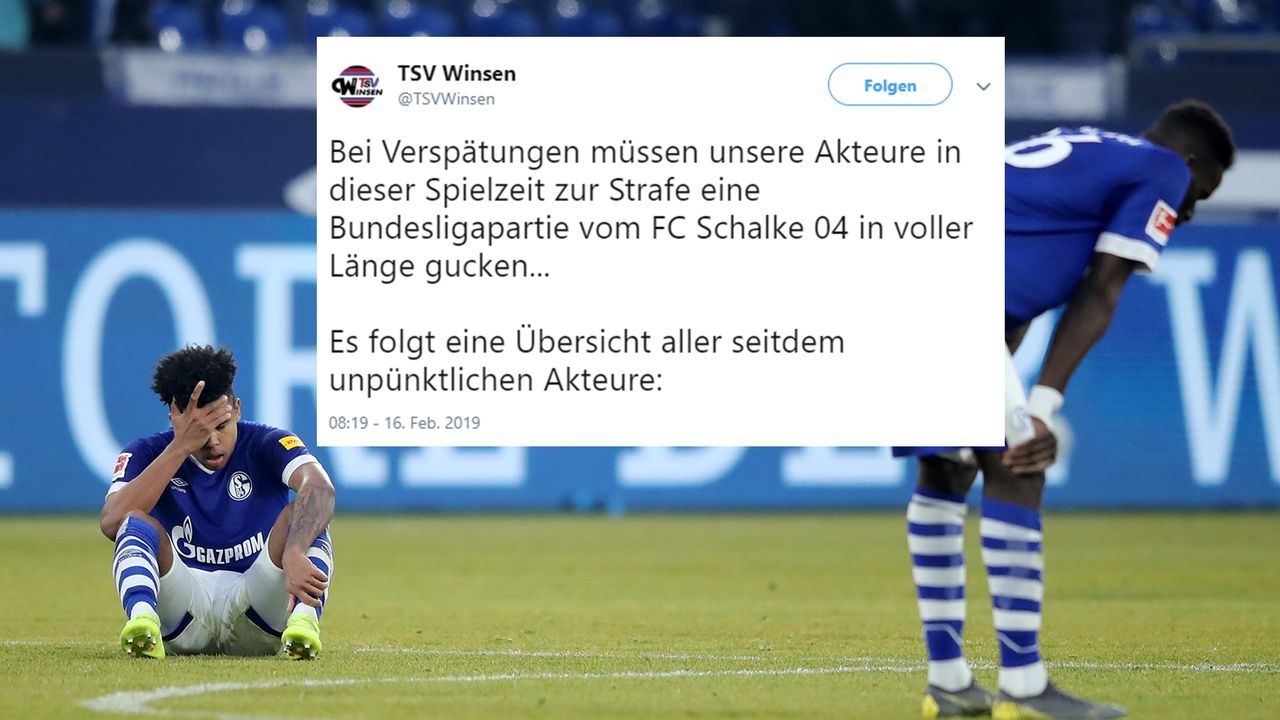 TSV Winsen: Landesligist mit Schalke-Strafe - Bildquelle: 2019 Getty Images/https://twitter.com/TSVWinsen