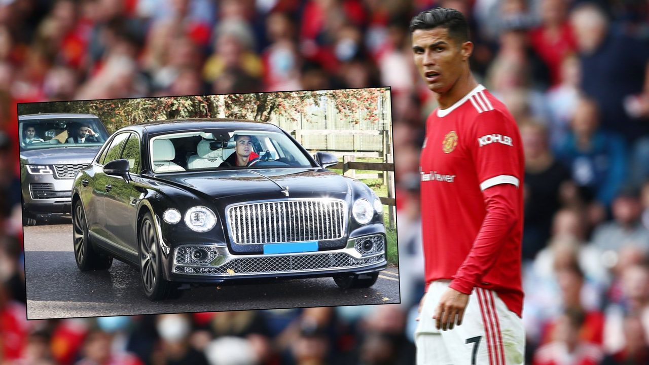 Neuer Verein, neues Auto: Cristiano Ronaldo fährt im Bentley zum Training - Bildquelle: imago images/Shutterstock