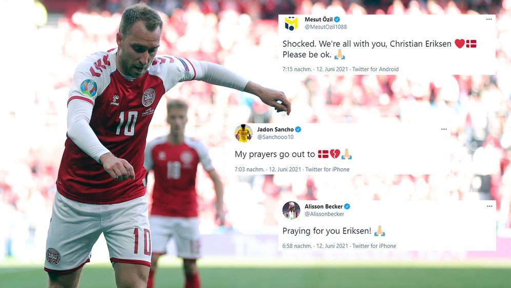 Em 2021 Sportwelt Betet Fur Kollabierten Christian Eriksen