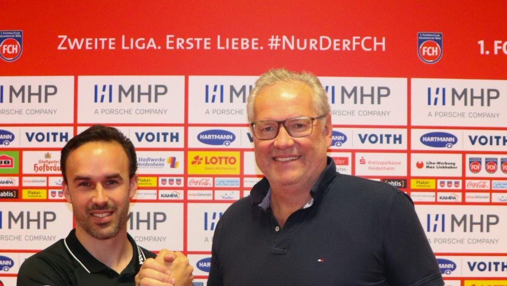 Robert Strauß (l.) beendete 2020 seine aktive Karriere - Bildquelle: 1. FC Heidenheim/1. FC Heidenheim/1. FC Heidenheim/