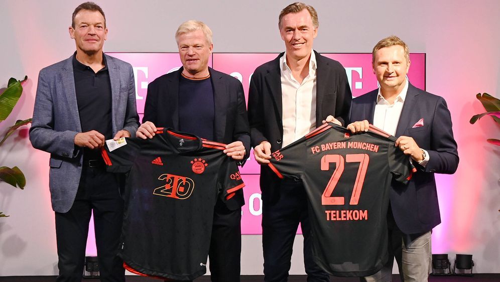 Die Telekom bleibt langfristig Sponsor vom FC Bayern. - Bildquelle: imago