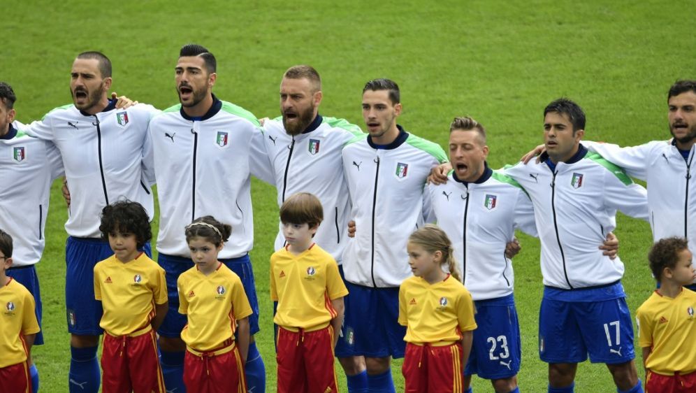 Italienische Nationalmannschaft Trauerflor