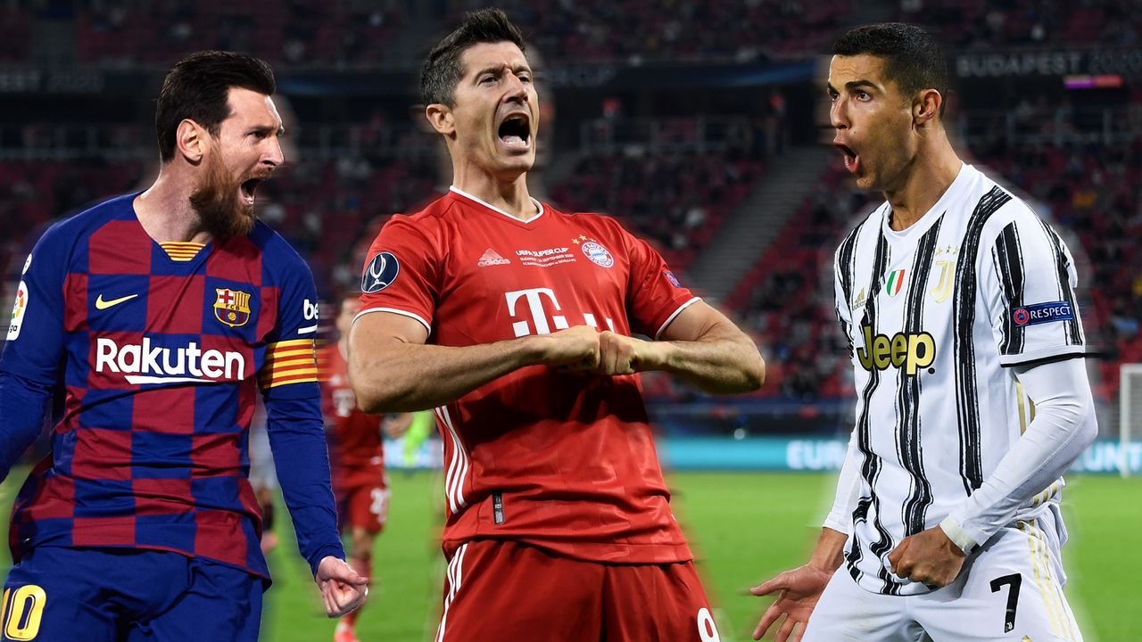 Weltfussballer 2020 Messi Cr7 Und Lewy Im Vergleich