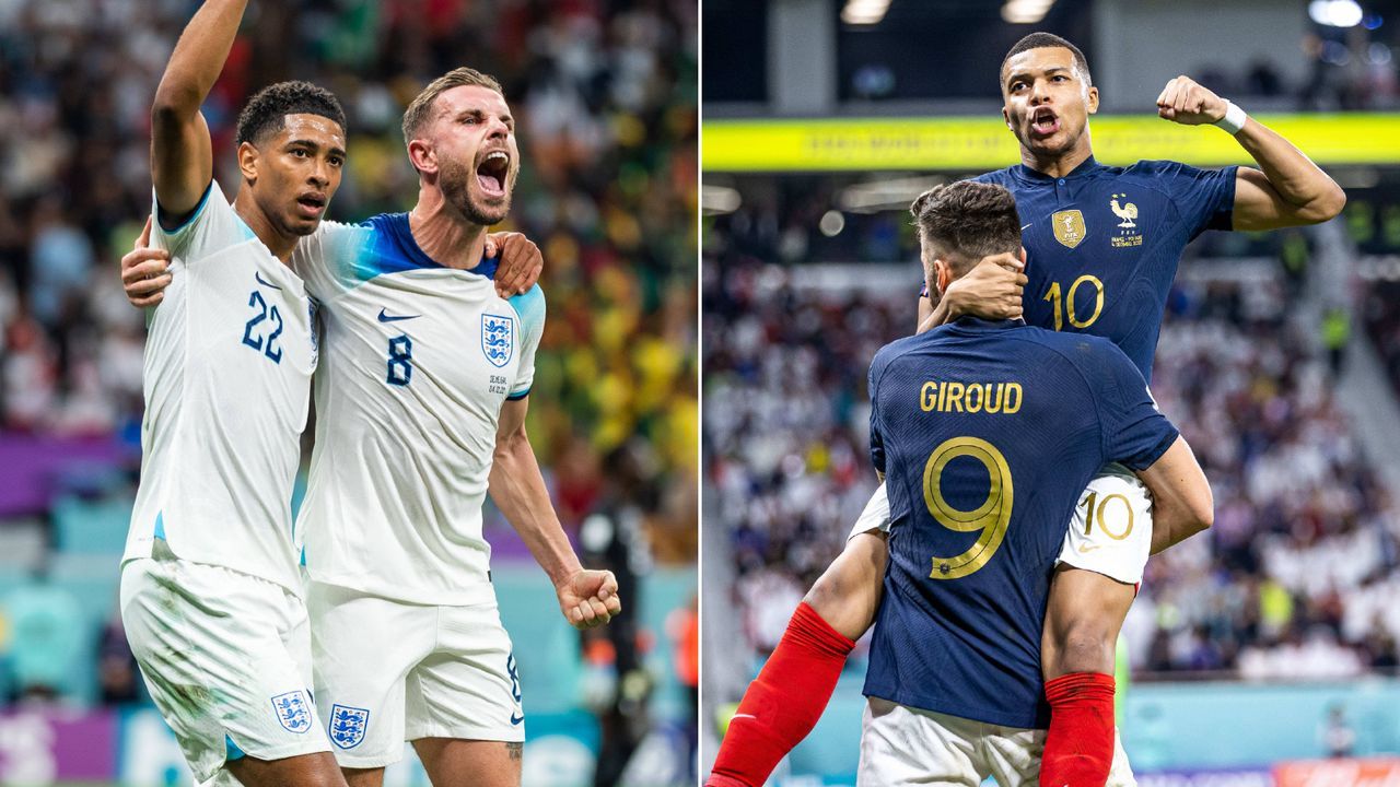 England vs. Frankreich im Head to Head - Bildquelle: Imago