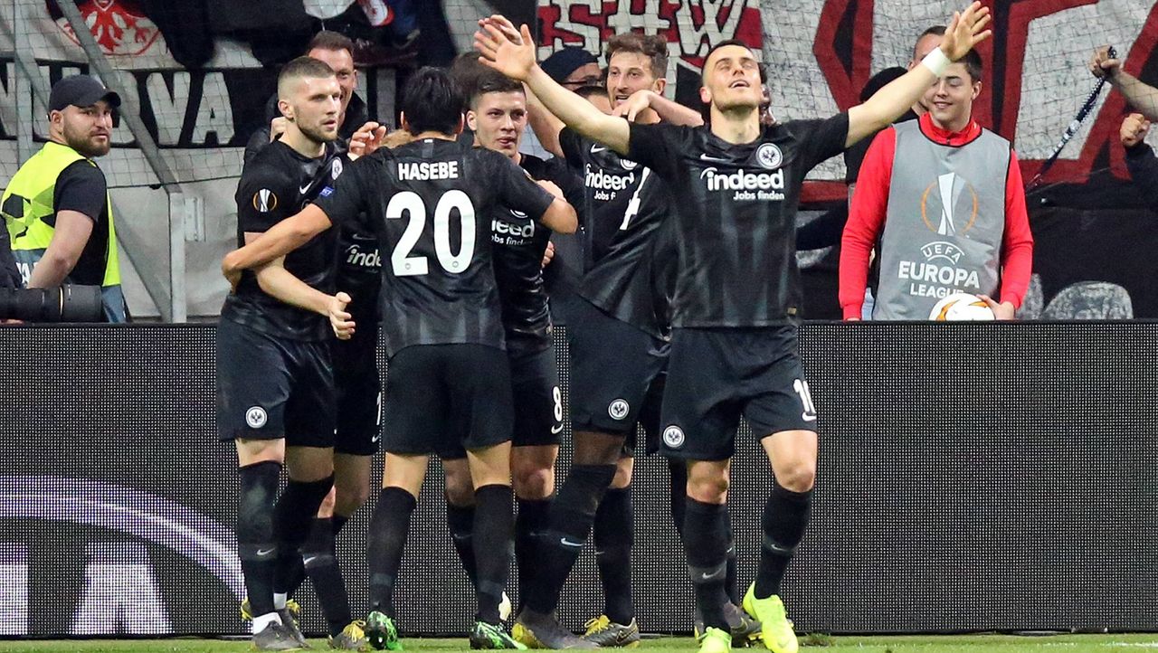 Europa League - Eintracht Frankfurt gegen Benfica Lissabon ...