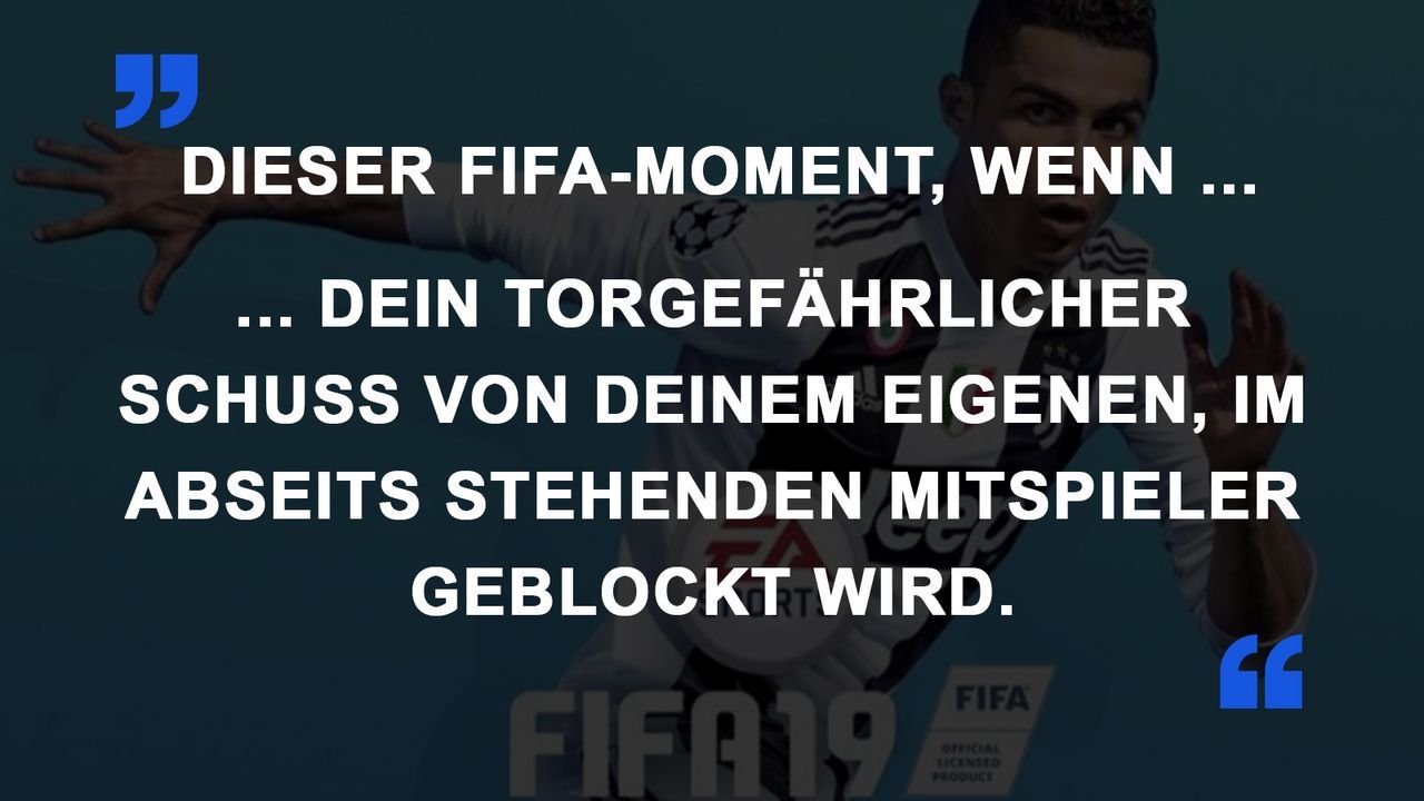 FIFA Momente Mitspieler blockt