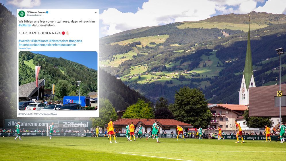 Werder Bremen bereitet sich in Tirol auf die Bundesliga-Saison 2022/23 vor - Bildquelle: imago/twitter@werderbremen