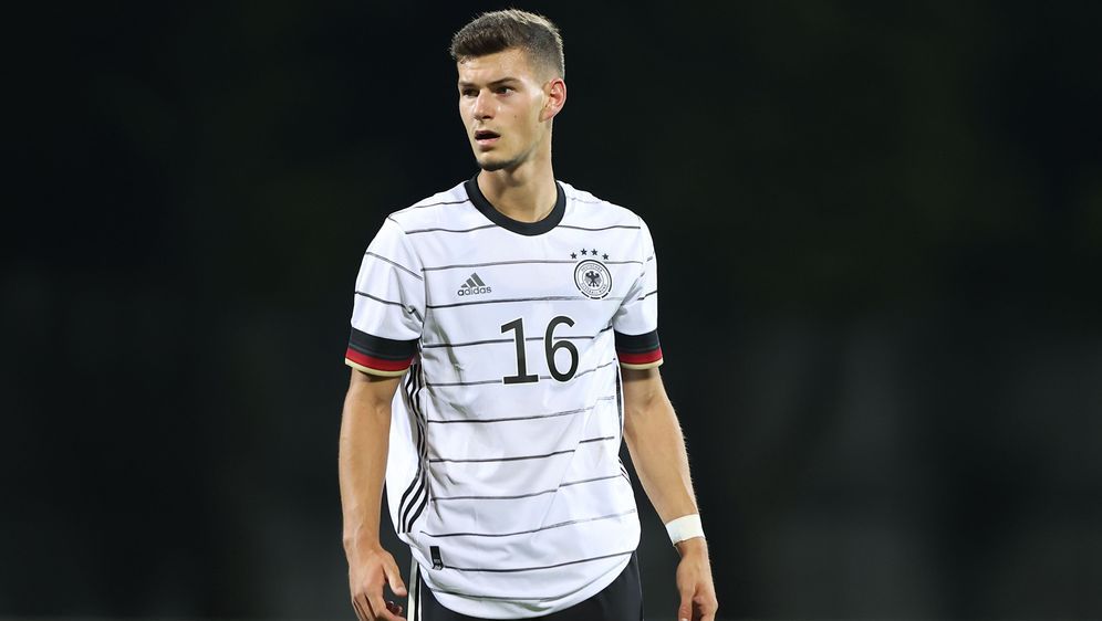Tom Krauß im Trikot der deutschen U-21 Nationalmannschaft