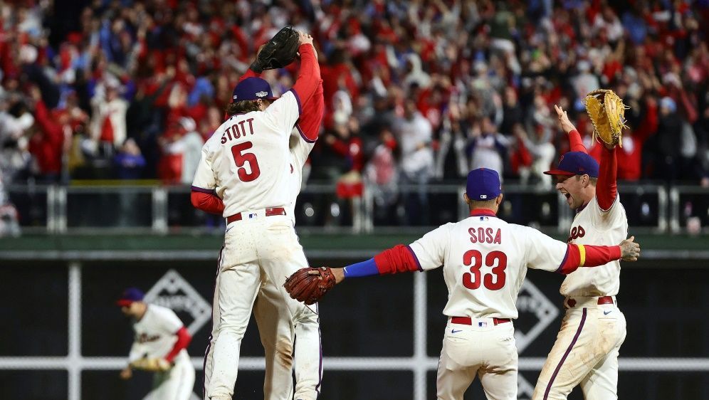 Philadelphia Phillis erreichen World Series. - Bildquelle: AFP/GETTY IMAGES NORTH AMERICA/SID/TIM NWACHUKWU
