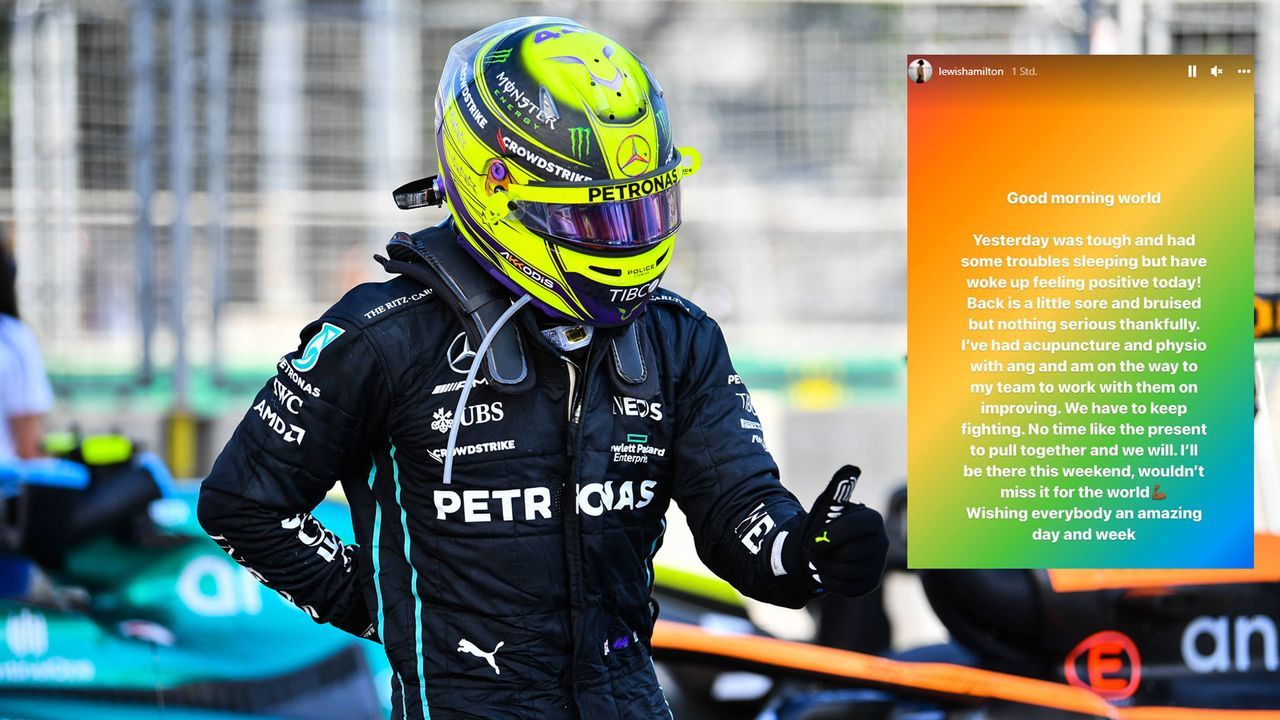 Hamilton will beim nächsten Rennen wieder an den Start gehen - Bildquelle: Imago Images / Instagram: @lewishamilton