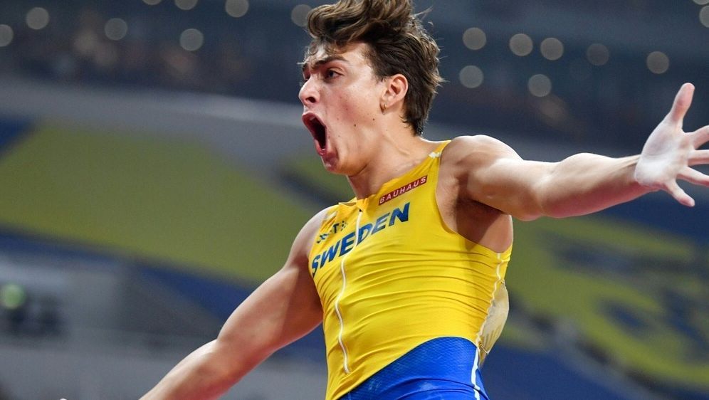 Leichtathletik - 6,17 m: Duplantis mit Stabhochsprung ...