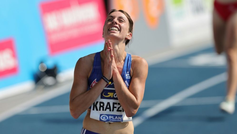 Carolina Krafzik kämpft um eine EM-Medaille - Bildquelle: FIRO/FIRO/SID/