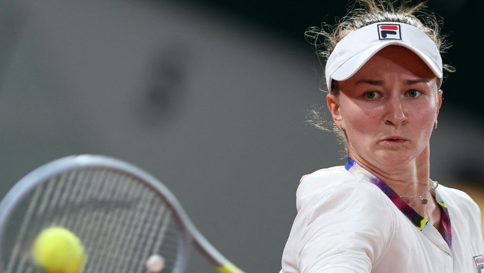 Barbora Krejcikova scheiterte in Runde eins - Bildquelle: AFP/SID/THOMAS SAMSON