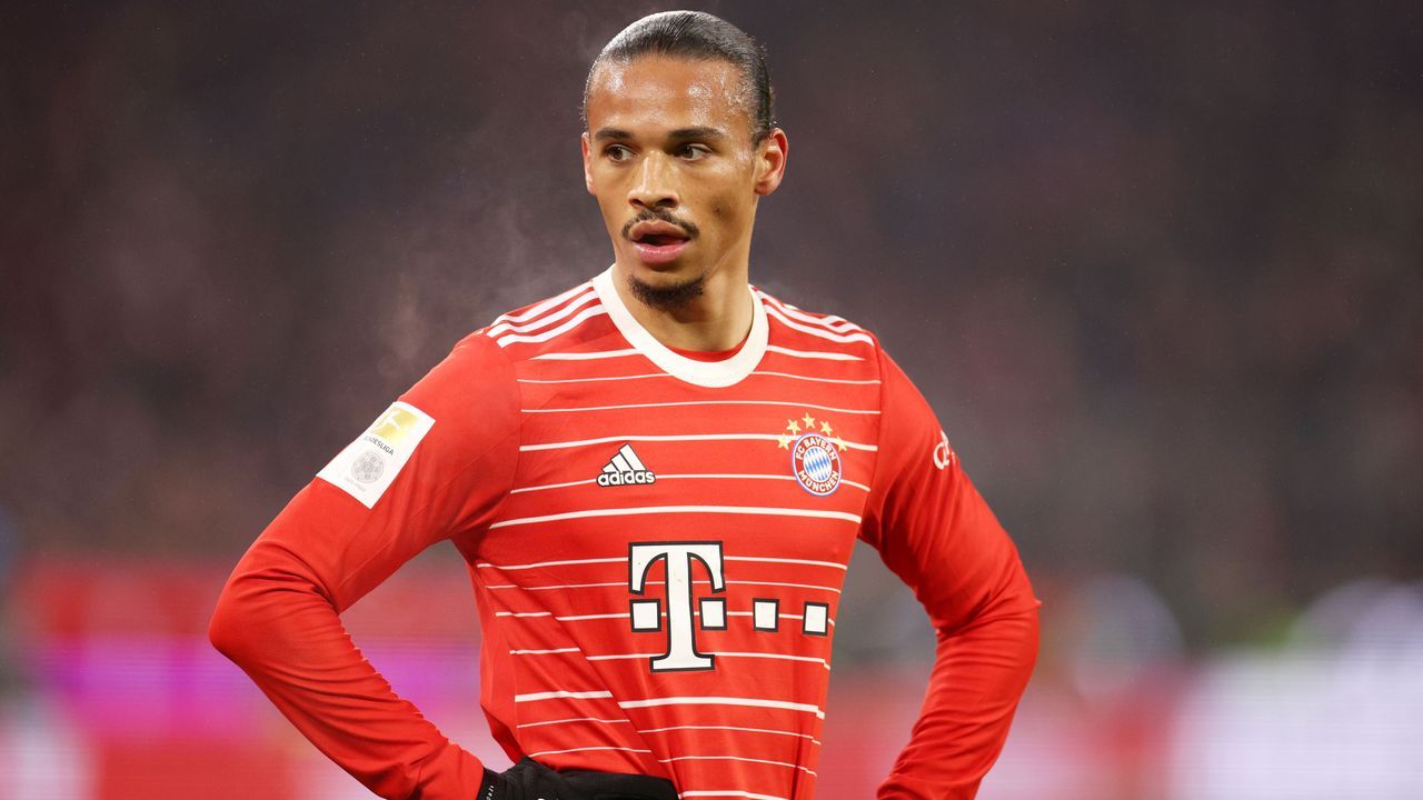 Platz 5 (geteilt): Leroy Sane   - Bildquelle: 2023 Getty Images
