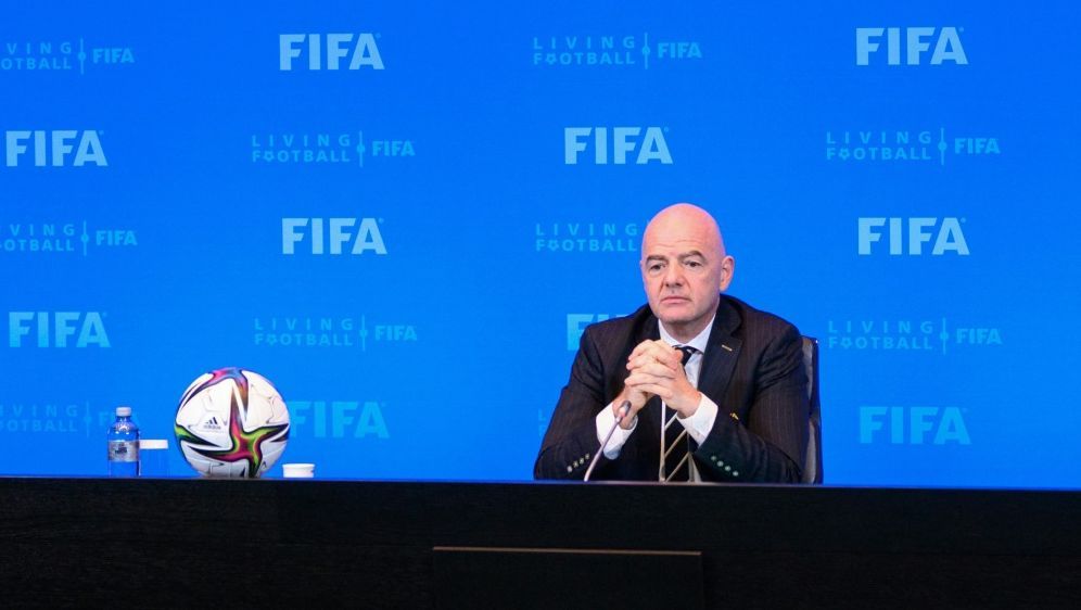 Infantino steht nach seinen Aussagen in der Kritik - Bildquelle: FIFA/FIFA/SID/HAROLD CUNNINGHAM